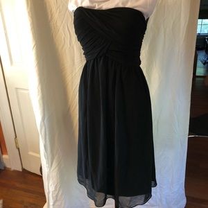 White House black market strapless dress